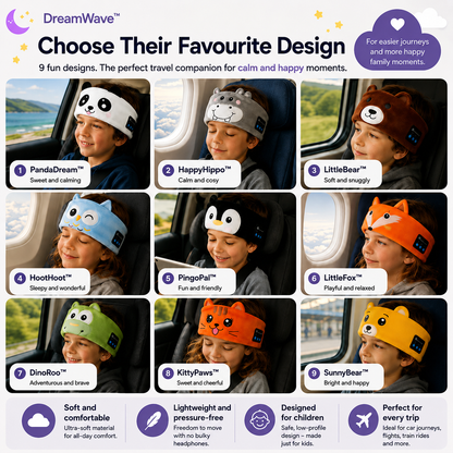 DreamWave™ Kids Travel Headband