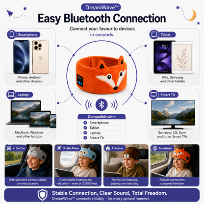 DreamWave™ Kids Travel Headband